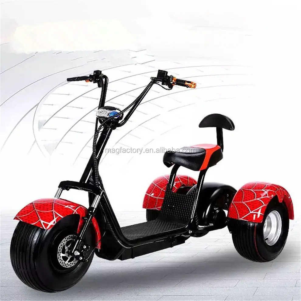 Трициклы электрические купить цена. Электромотороллер 3-х колесный взрослый. Трёхколёсный аккумуляторный Scooter. 3-Колесный электрический скутер citycoco. Электроскутер ситикоко трицикл.