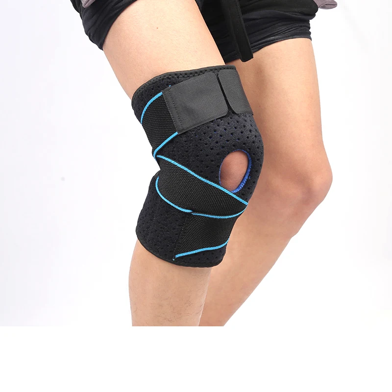 

2021 Best Seller Nylon Knee Protector Sports Knee Support Compression Sleeve Knee Brace