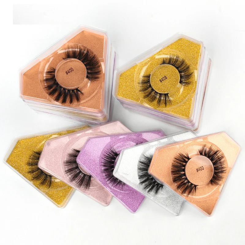 

Mink Eyelashes Wispy Soft 3D Mink Lashes 25mm False Eyelash Extensions Make Your Eyes Bigger, Black color