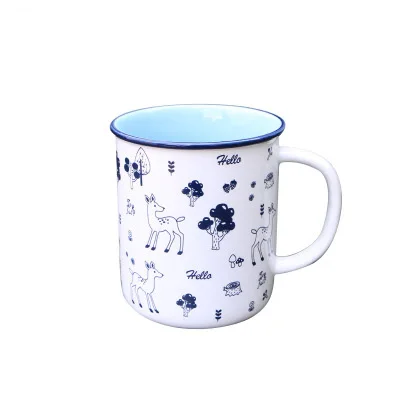 

China suppliers matte glaze home goods custom logo coffee ceramic mug, As the picture show