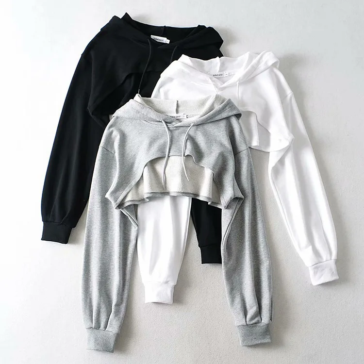 

Women's Long Sleeve Stylish Loose Open Front Sweatshirt Pullover Top