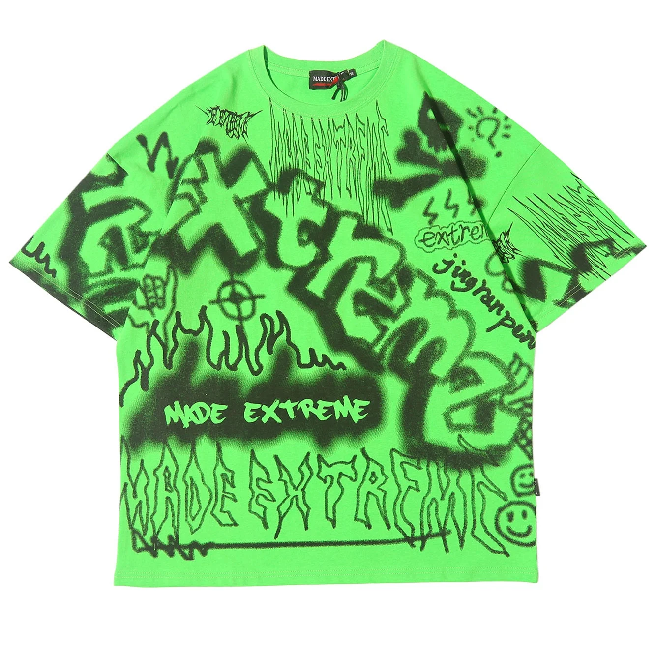 

Graffiti T Shirt Sweatshirt Mens Hip Hop Short Sleeves Streetwear Casual Fashion Clothes