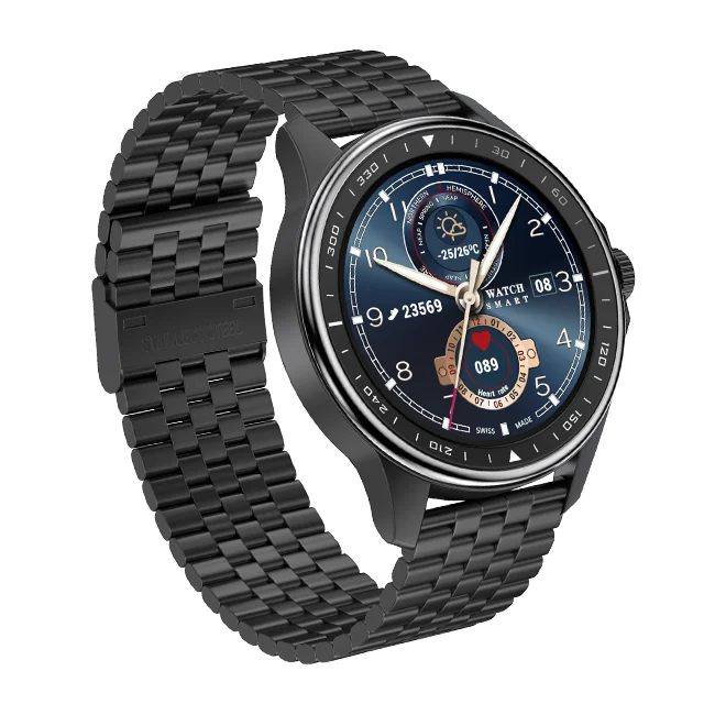 

Custom Logo Smartwatch Supplies 1.3 inch Full Touch Screen Circle Dial Smart Watch SK3