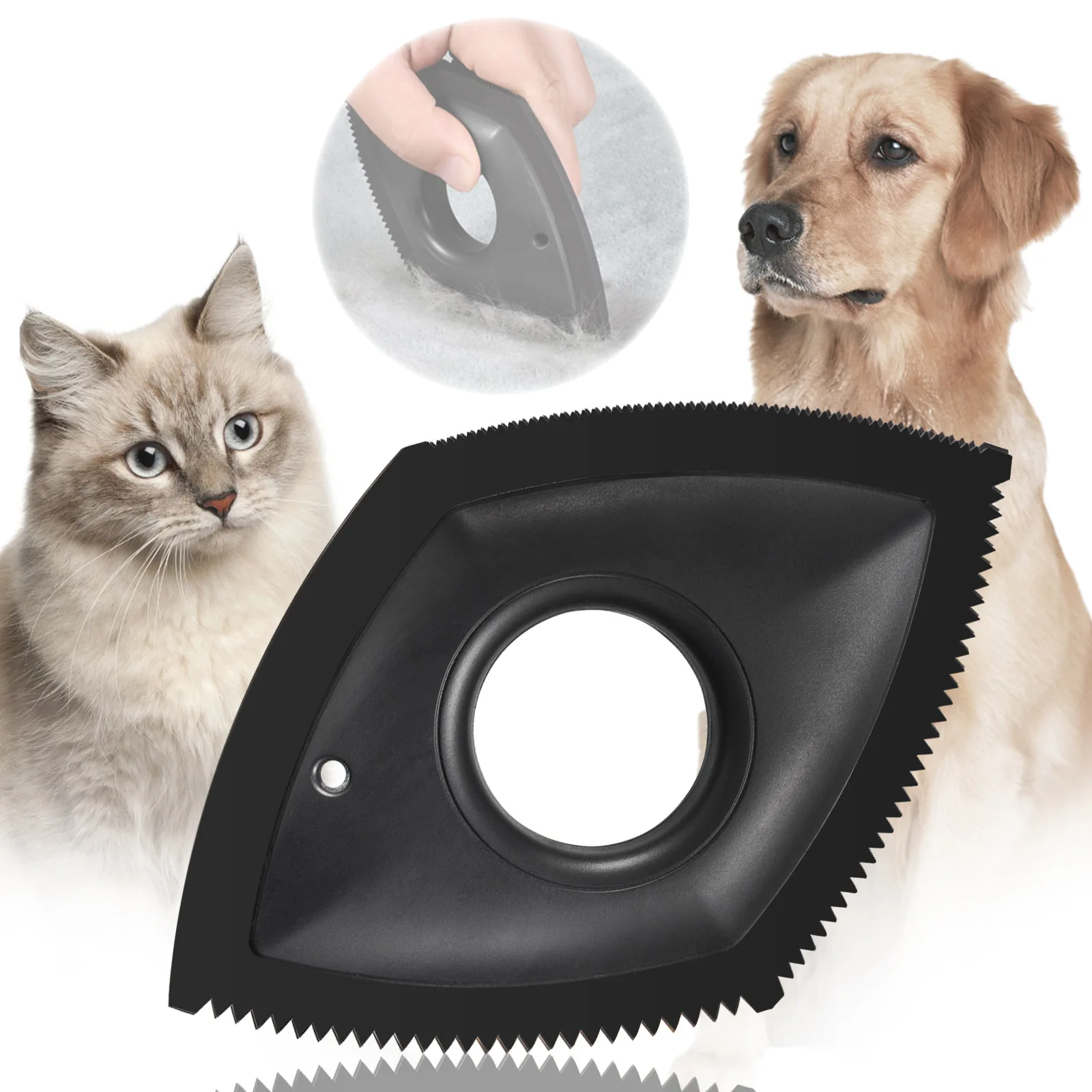 

Amazon Hot Sale Pet Hair Remover For Couch Brush Mini Dog 4 In 1 Hair Removal Easy To Clean Cat Car Detailing Squeegee, As picture