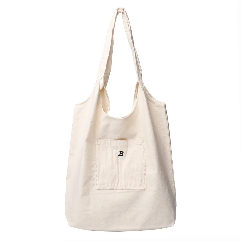 

2021 Canvas Bag Beach Cotton Bag Fashion Lady's Shopping Beach Tote Bag