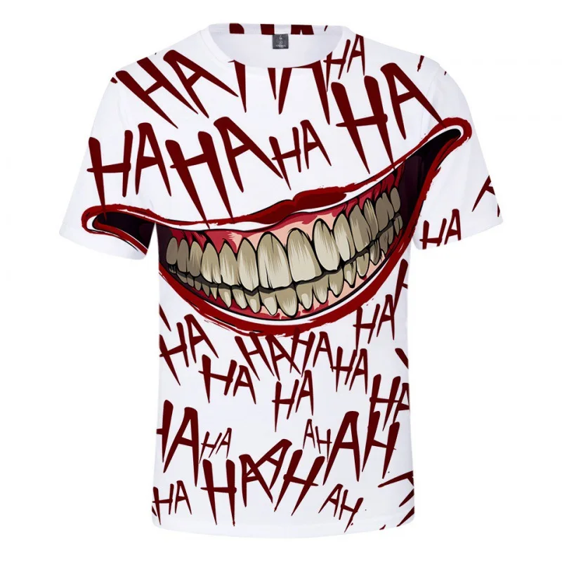 

European and American Fashion Summer 3d Animal Men's Short-sleeved T-shirt 3D T-shirt Man