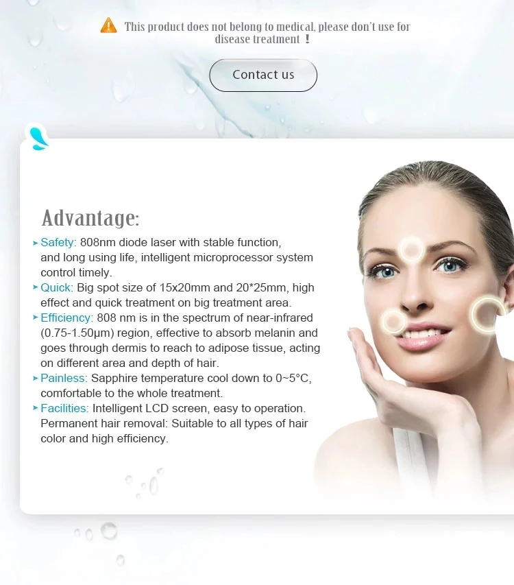 New design for wholesales 808 Professional 808nm diode laser hair