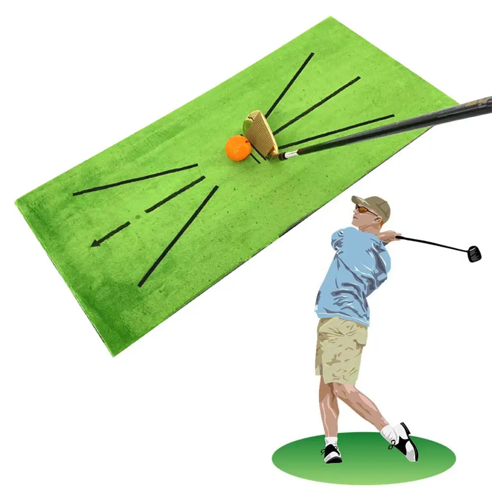 

Golf Swing Trainer Putting Mat Mini Golf Simulator Mats Course Green Golf Hitting Mats Game and Business Gift for Home Office