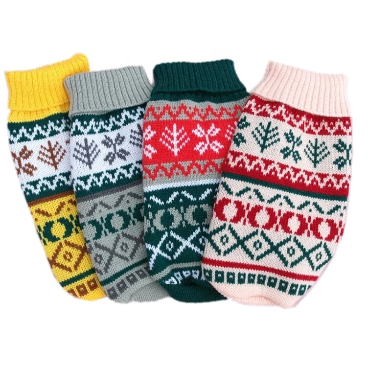 

Snowflake Winter Spring Dog Jumper Christmas Cat Dog Sweater Pet Clothes