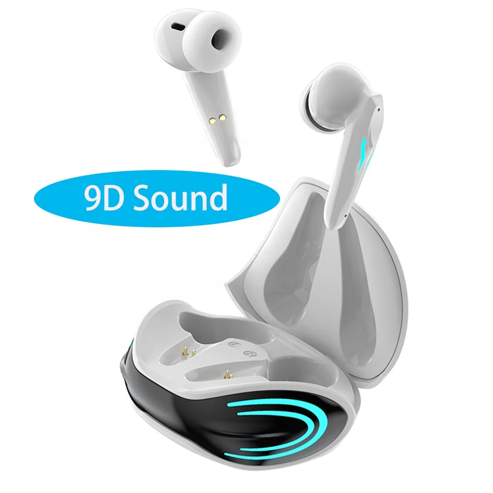 

High Version 9D Sound Fashion Design Tws Earbuds HD Call Hifi Stereo K68 M9 F9 Pro Earphone & Headphones Gaming Wireless EarBuds, Black/white