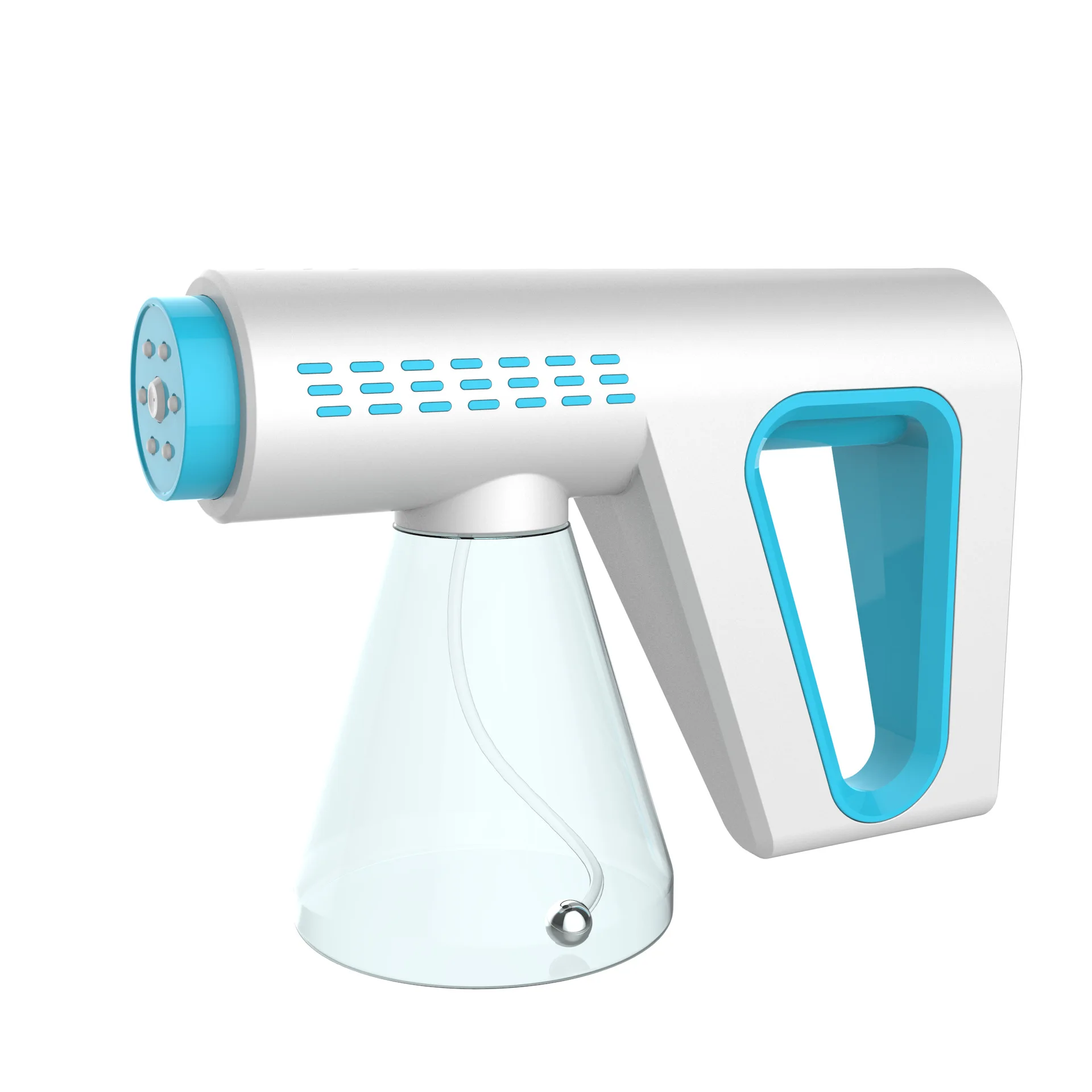

Rechargeable Wireless Portable disinfection sterilizer blu ray anion cold steam nano spray gun