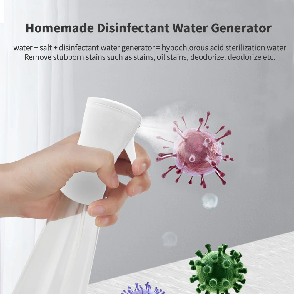 
Electrolysis Sodium Hypochlorite Sterilizer Generator Portable Homemade Disinfection Maker 