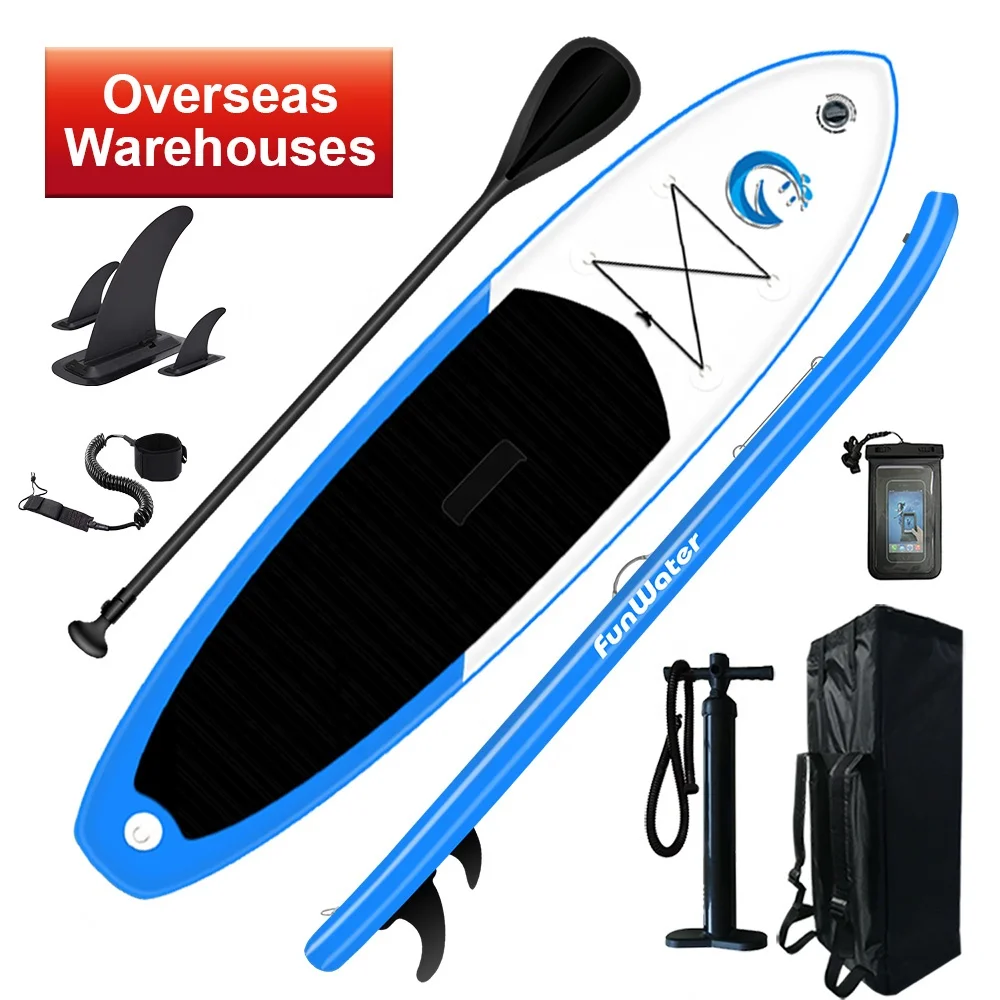 

FUNWATER Drop Shipping best customize surfboard boogie sup board inflatable paddle stand up body board paddleboard surfing leash