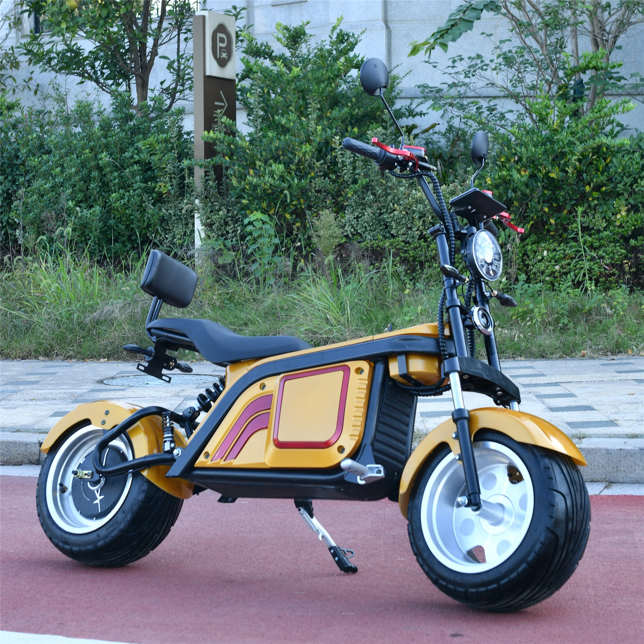

Electric Scooter EEC/COC Certificate Citycoco Stock In EU Warehouse 1500W Double Batteries High Configuration