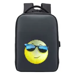 LED Full-Color Screen Travel Laptop BackpackDIY Fa