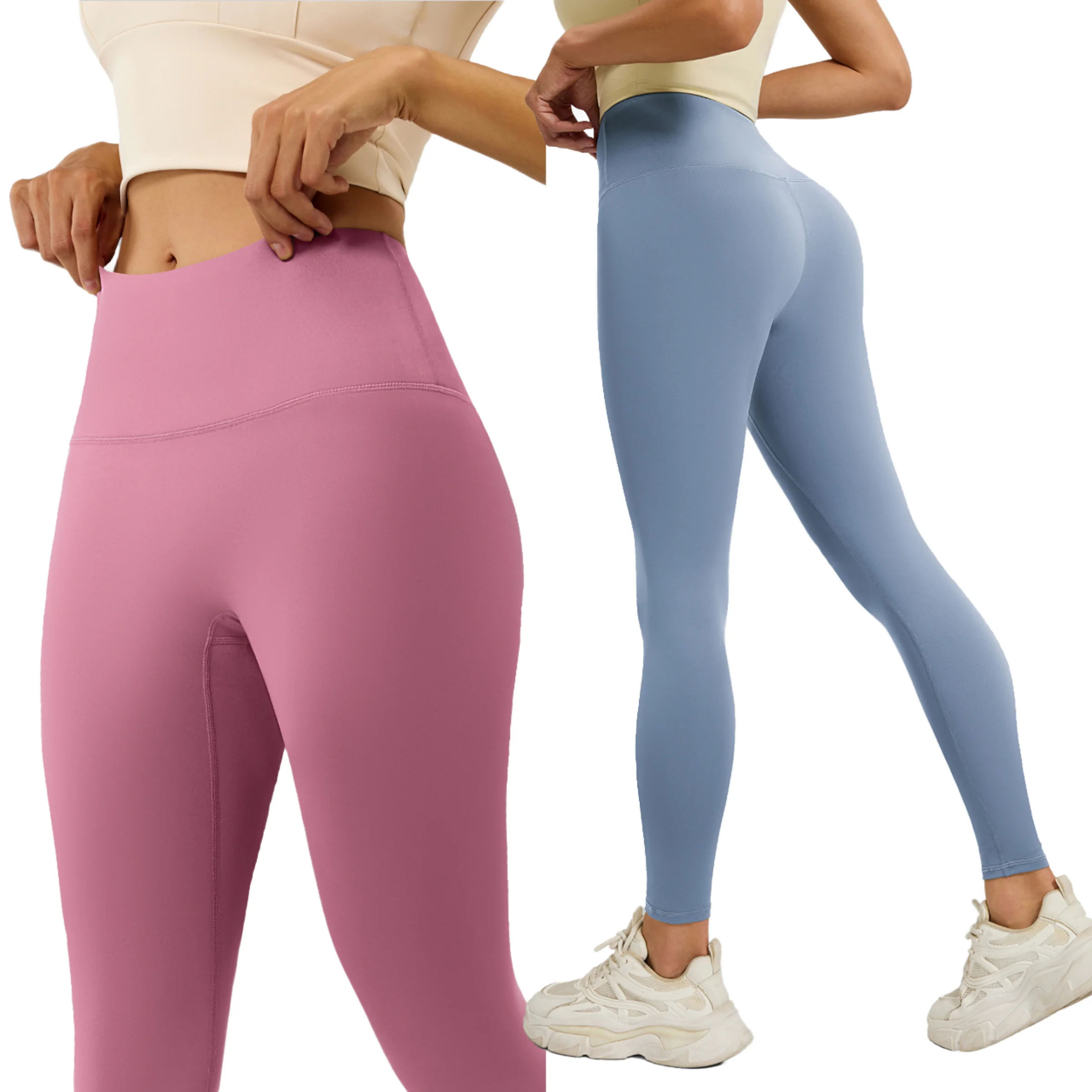 High-Waisted Full Length Quick-Dry Yoga Pants