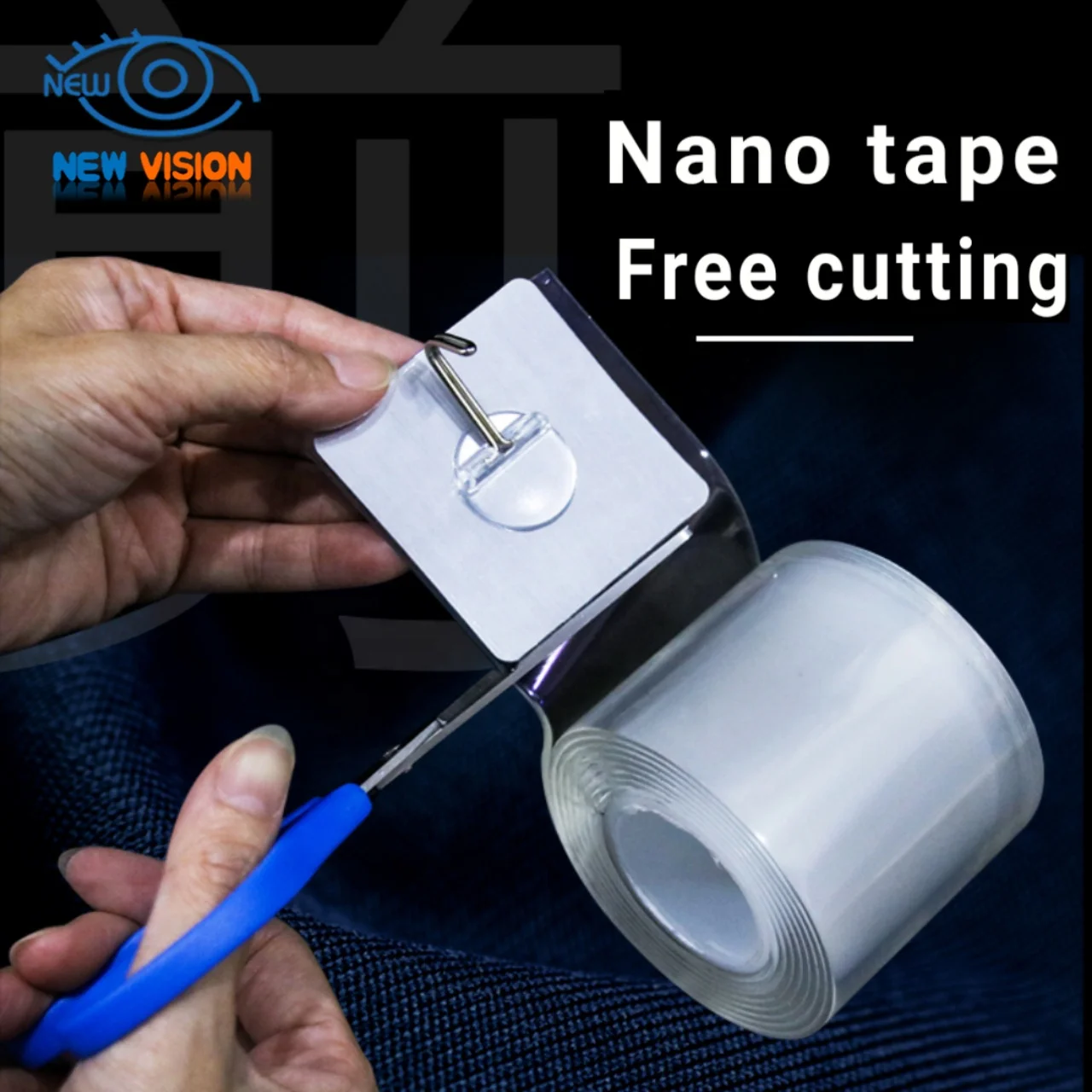 

5M Clear Heavy Duty Double Sided Adhesive Nano Tape for Bathroom Walls Offices