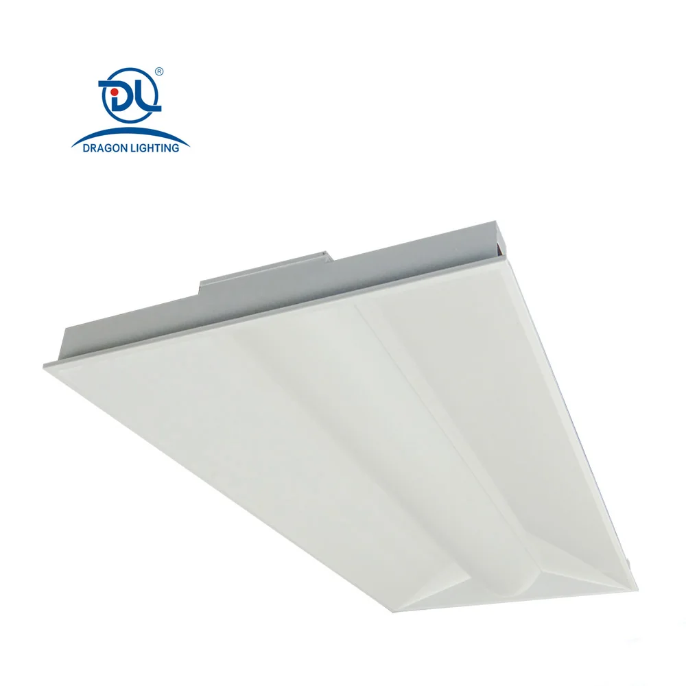 60W Light Fixtures 2X4 Led Troffer With PC Diffusers