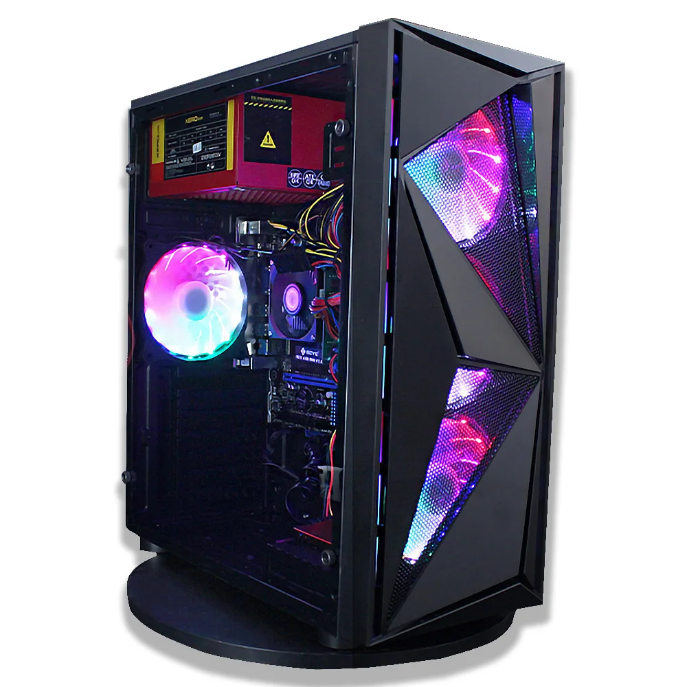 

September Discount Gamer Desktop Hardware Computer With RGB Fan, Dark green