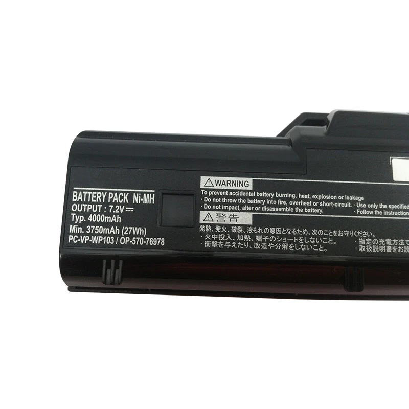 7.2v 27wh Pc-vp-wp103 Laptop Battery For Nec Lavie Ll750/a 
