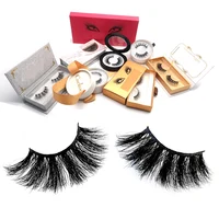 

100% cruelty free mink lashes factory luxury 25mm 3d mink eyelashes vendor