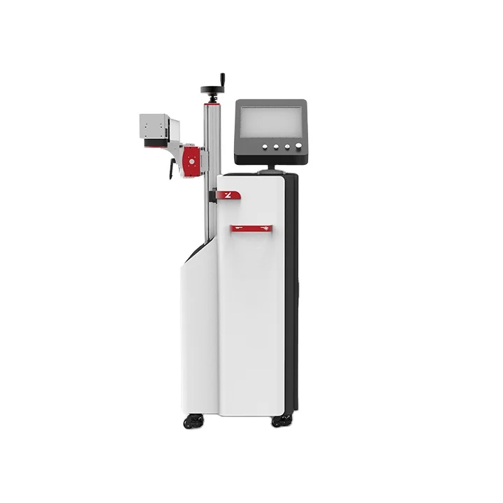 30W  fiber laser marking machine for label printing/led light/photos