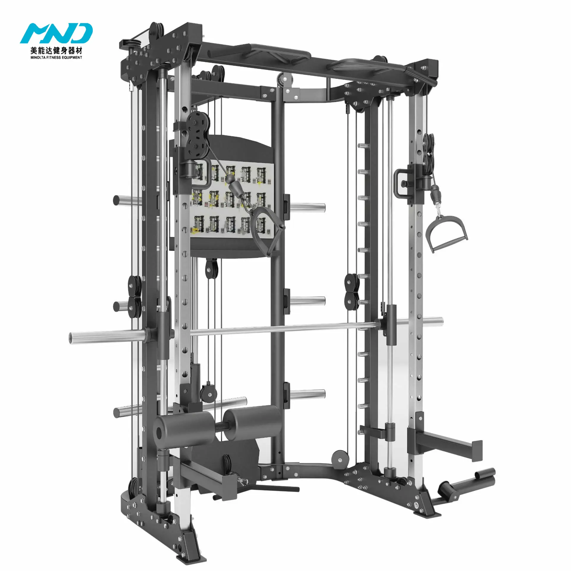 

Commercial Sport Shandong MND-C80 Gym Multi function Equipment weight plates Smith Machine, Selectivity