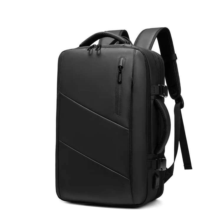 

Quality large daily business travel college school black men women waterproof usb charge bag cheap laptop backpack