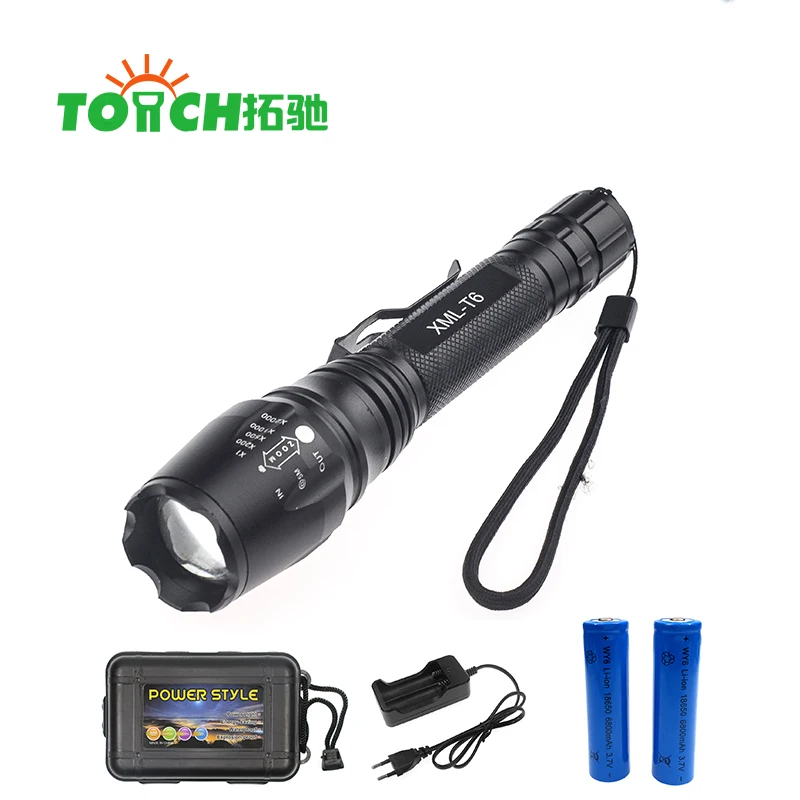 1 LED Torch 10 Watt Rechargeable-CFG Patriot 