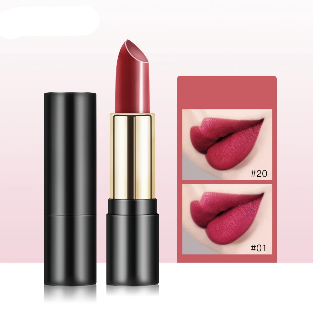 

Custom matte make your own lipstick no logo wholesale waterproof lipsticks makeup private label, 40 colors