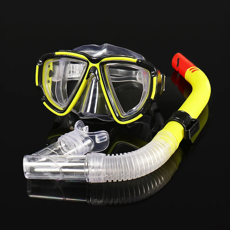 

Adult scuba Diving Mask ank snorkel diving equipment Shockproof Anti-fog Swimming Goggles Underwater Snorkeling mask