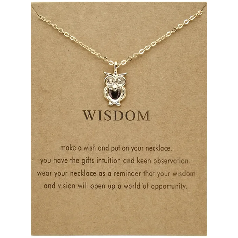 

Cute Design Gold Plated Owl Pendant Necklace Vivid Animal Choker Necklace