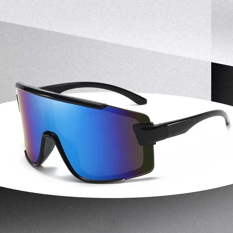 

Large Frame Outdoor Windproof Beach Volleyball Bicycle Sport Sunglasses Unisex SP5185, Multi colors