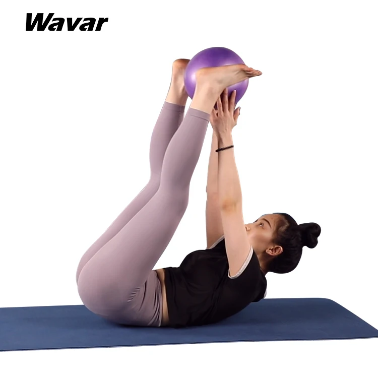

Custom Eco-friendly PVC Fitness mini Pilates ball for Stability Exercise Training, Pink