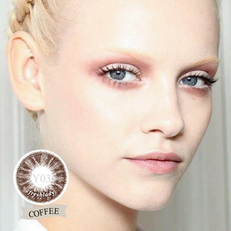 

Glassball Coffee Y03 Wholesale Soft Contacts Lens Free Natural Color Germany Contact Lenses Germany