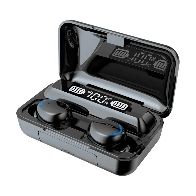 

2021 Fashion BT 5.0 Stereo Earphone Wireless Sport Waterproof Headphone Noise Reduction Smart Touch Hand Free Headset Earbuds
