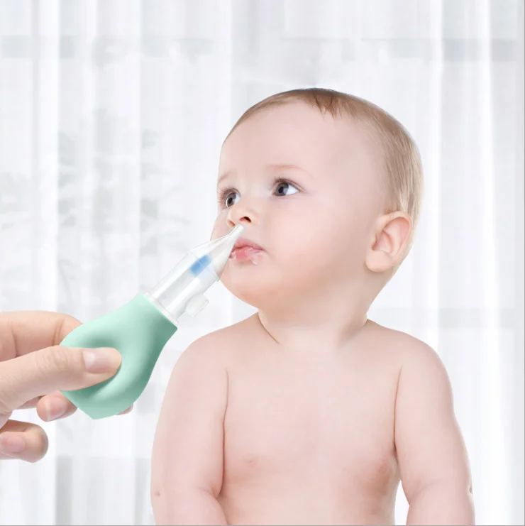 

Wholesale BPA Free Baby Care Nose Cartoon Silicone Safety Nasal Aspirator Snot Sucker Nose Cleaner, Customized
