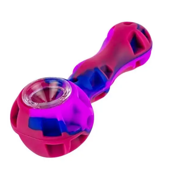 

SHINY Weed Pipe Bongo Weed Smoking Accessories Smoke Shops Supplies Accesories Tobacco Pipes Silicone Smoking Pipes Weed, Colorful