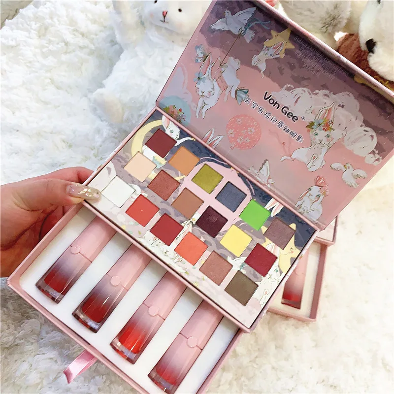 

High Quality Private Label Makeup Cosmetics Custom Eye shadow Palette Makeup Set