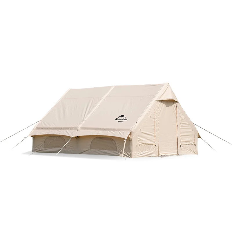 

Naturehike 3*4M canvas tent cotton Air Pole Inflatable tent for outdoor camping glamping party