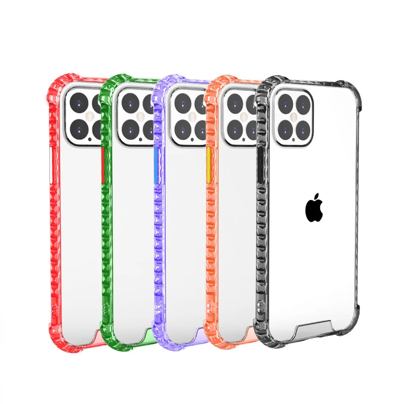 

Custom phone case Hybrid Clear Transparent acrylic crystal airbags designers cases for Apple iPhone X 11 pro 12 Pro Max X XS XR