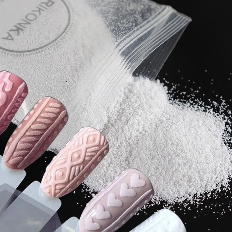 

10g/bag Sugar Coating Effect Powder Shining Sugar Nail Glitter Candy Coat Dip Nail Art Decorations Dust Nail Pigment Powder, Transparent/white/black