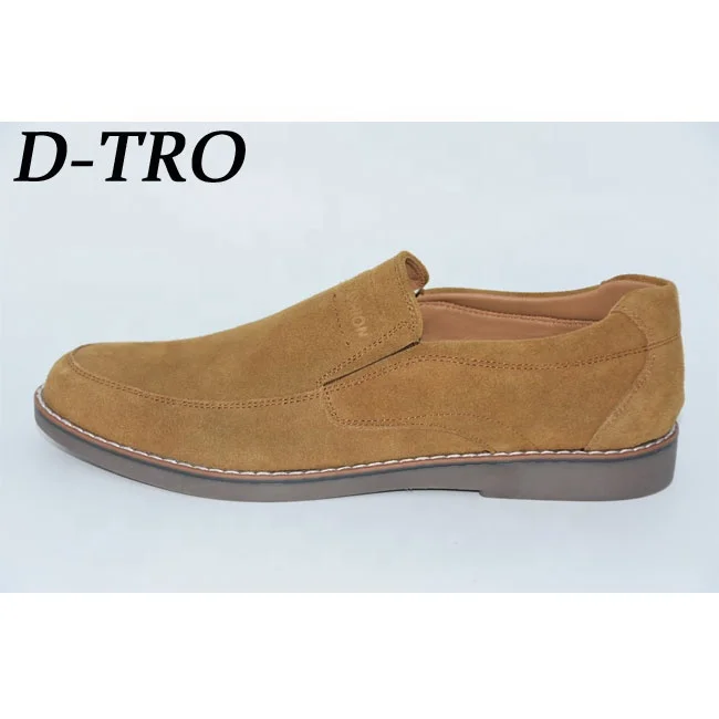 

Wholesale Beige Blue Color Leather Upper Soft Rubber Outsole Man leather Man shoes, Blue /beige