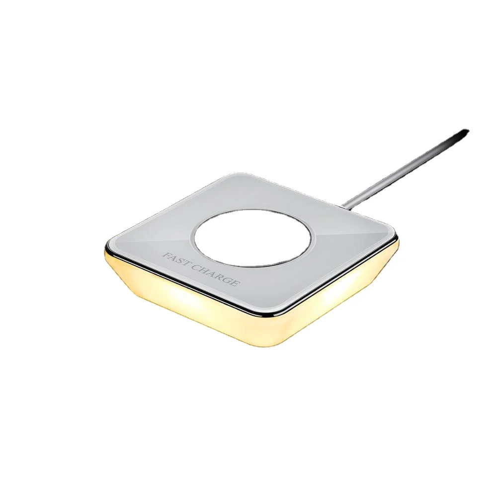 

Hot Sale Wholesale Universal Table 10W Fast Charging LED Night Light Wireless Charger for Smart Phone