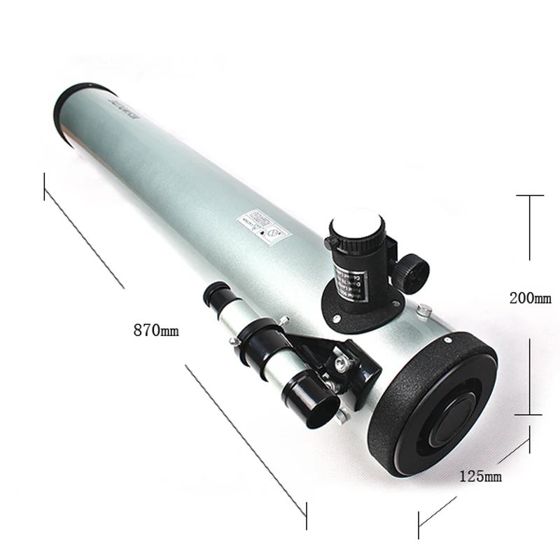 

Outdoor Space Explore Large Diameter Mirror Reflective Starscope Monocular Stargazing 76900 Astronomical Telescope With Tripod, Mainly black