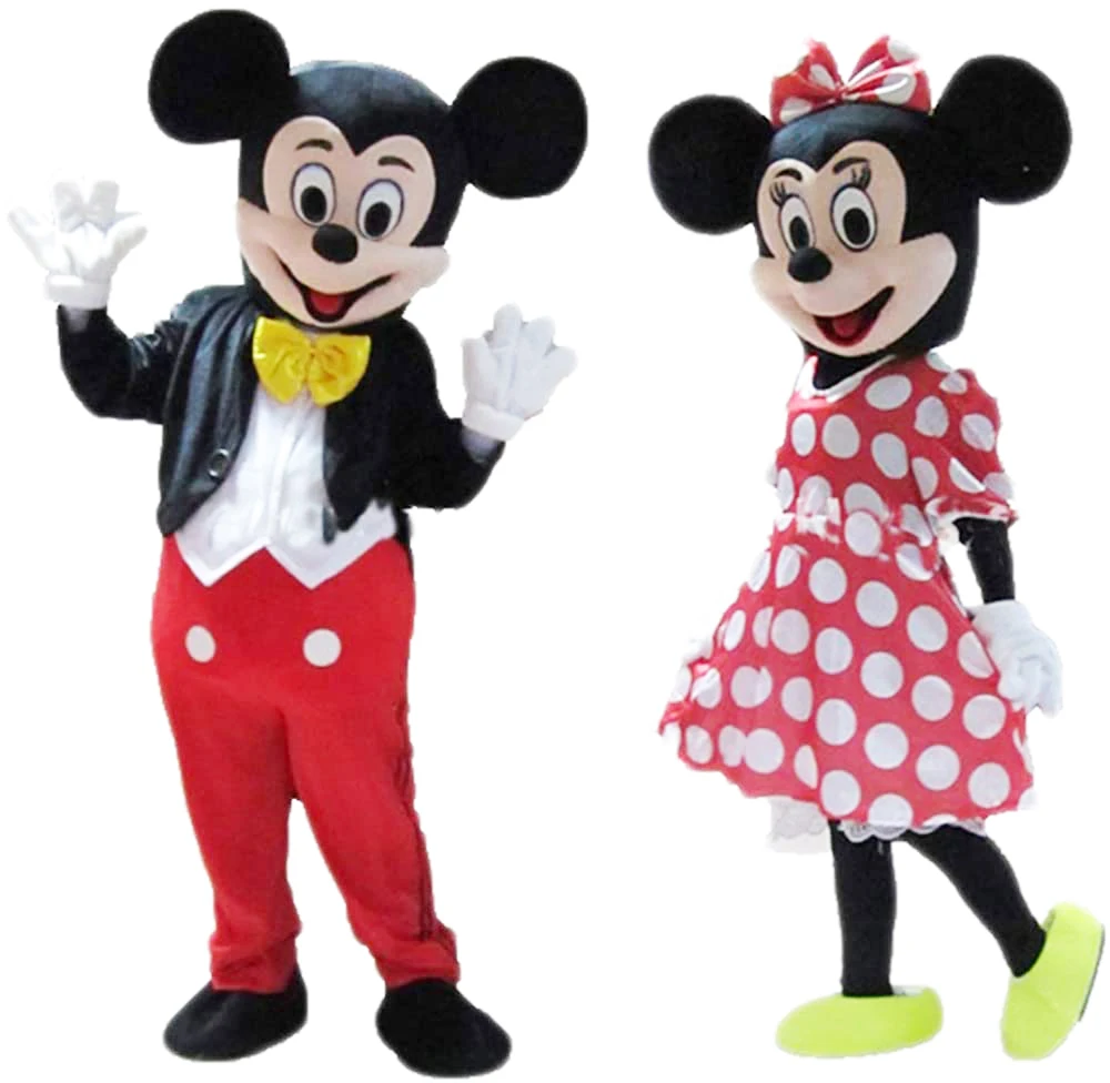 

HI cartoon character Mickey Minnie Mascot Costume