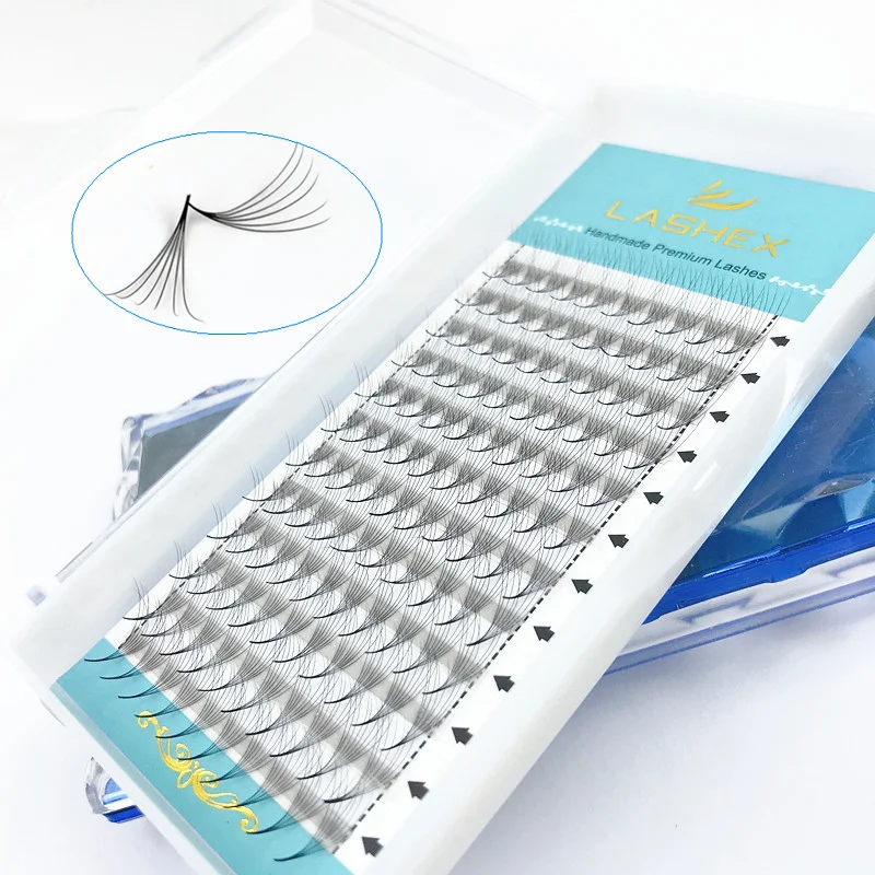 

Cheaper Mink lash Volume Classic Fans Semi Permanent Individual 100% Handmade Volume Fans Eyelash, Matte black