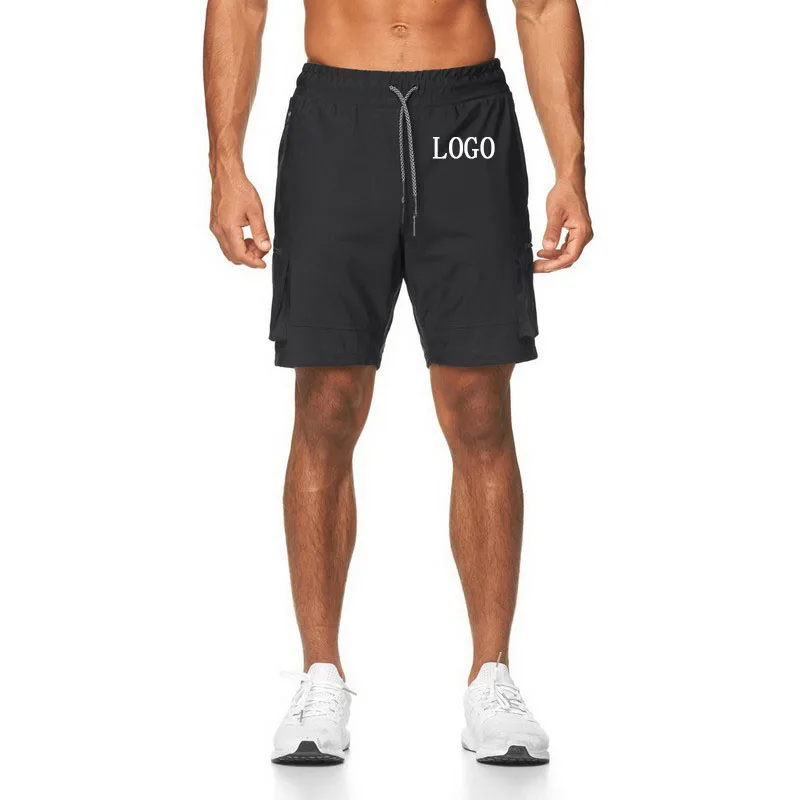 

2021 New Sports Fitness Shorts Outdoor Running Training Casual Five-point Pants Cross-border Summer, As picture