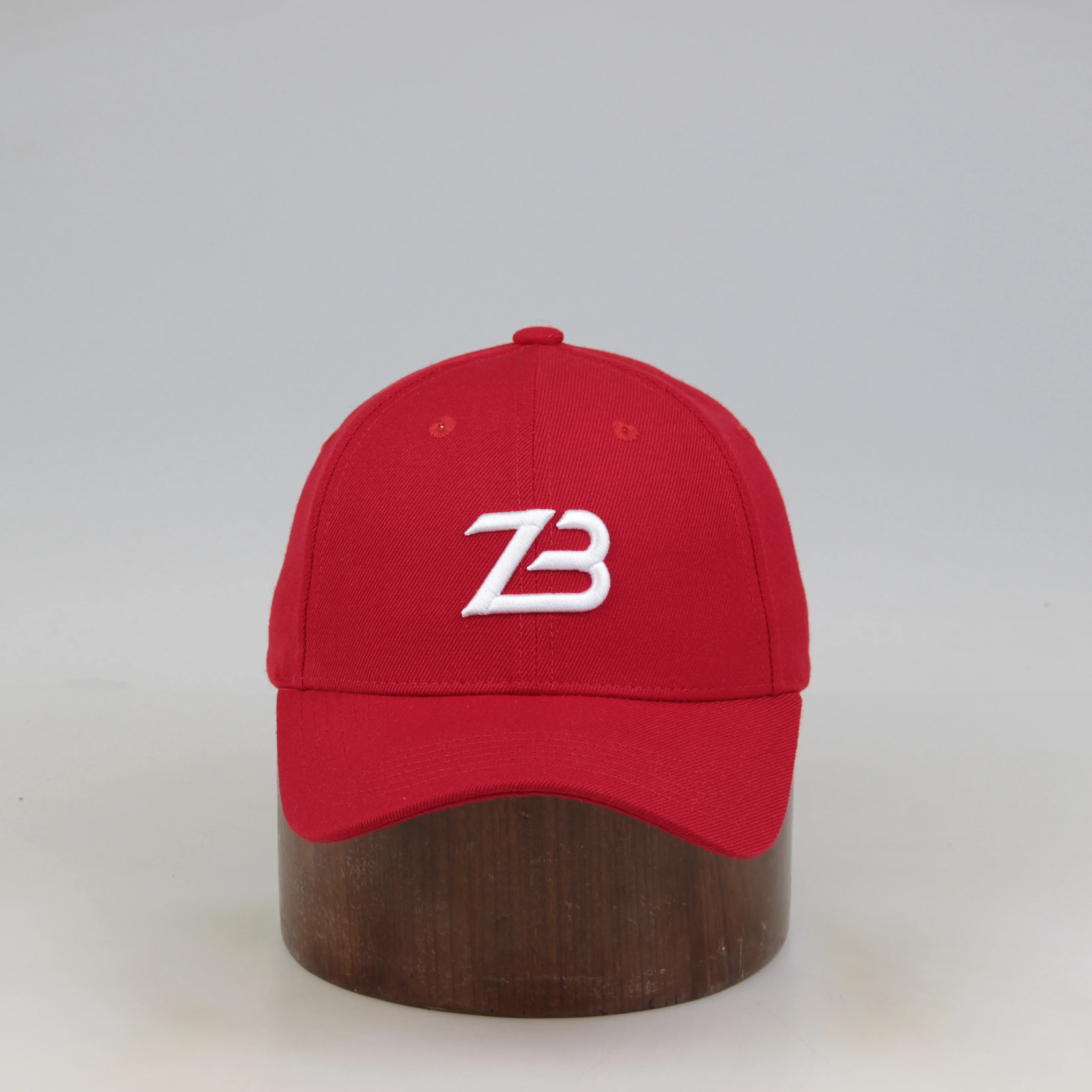 

Wholesale Custom Red Sports Caps Baseball Hat Embroidery Embroidered Unisex Style