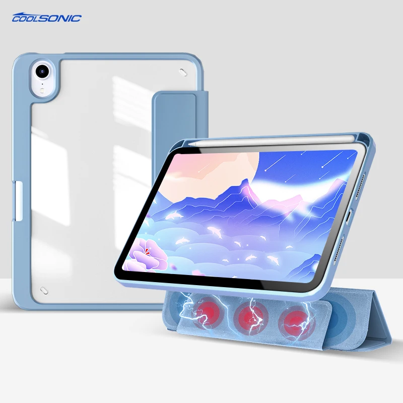 

Shockproof Tablet Case With Pencil Holder Smart Case Auto Wake Up Cover For iPad 10.2 2019/2020/2021 Magnetic Case